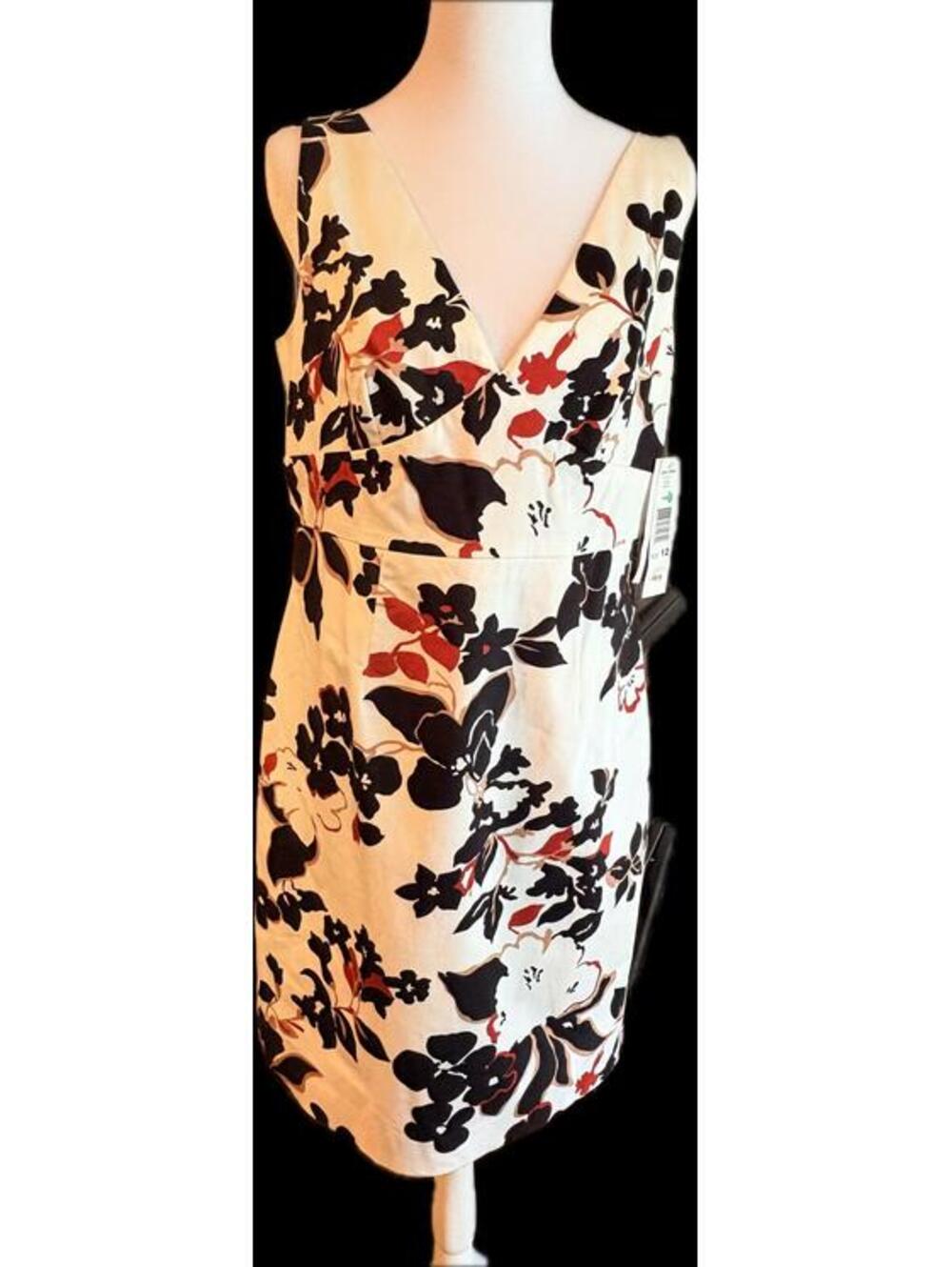 NWT Jessica Howard Cotton Floral Bow Dress 12